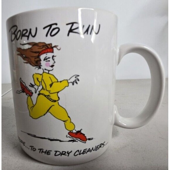 Shoebox Greetings Mug - Born To Run, to the bank, to the....... - Picture 7 of 7